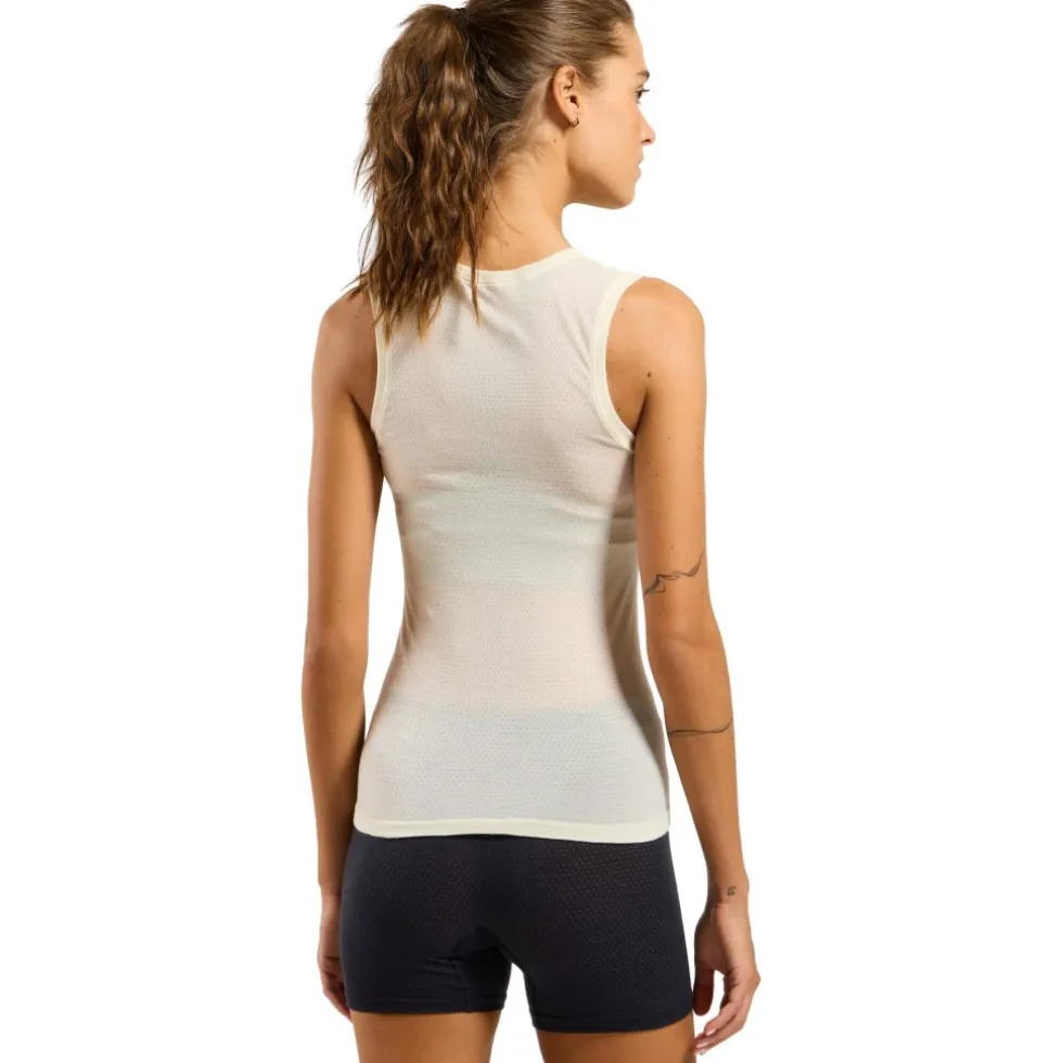 Odlo Performance Wool 140 Seamless Hemd zonder Mouwen Dames - zero dye melange