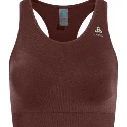 Sport Bh'S|Ondergoed < Odlo Seamless Medium Ceramicool Sport-BH Dames - fudge melange