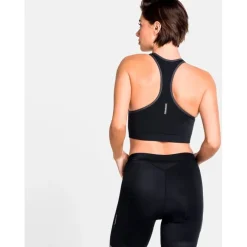 Odlo Seamless Medium Ceramicool Sport-BH Dames - black melange