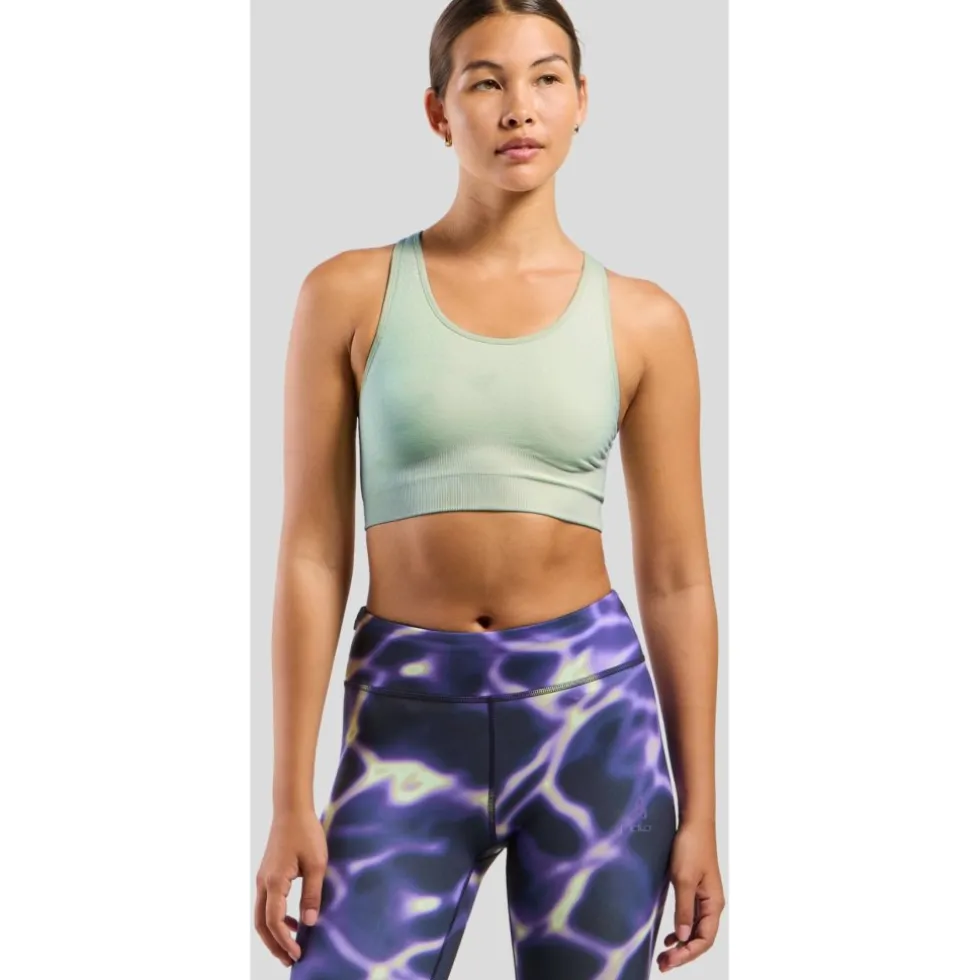 Odlo Seamless Medium-Support Sportbeha Dames - ambrosia melange