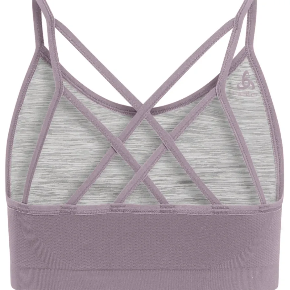 Sport Bh'S|Ondergoed < Odlo Seamless Soft Sport-BH Dames - gray ridge - grey melange