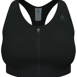 Odlo Seamless Zip High Support Sport-BH Dames - zwart