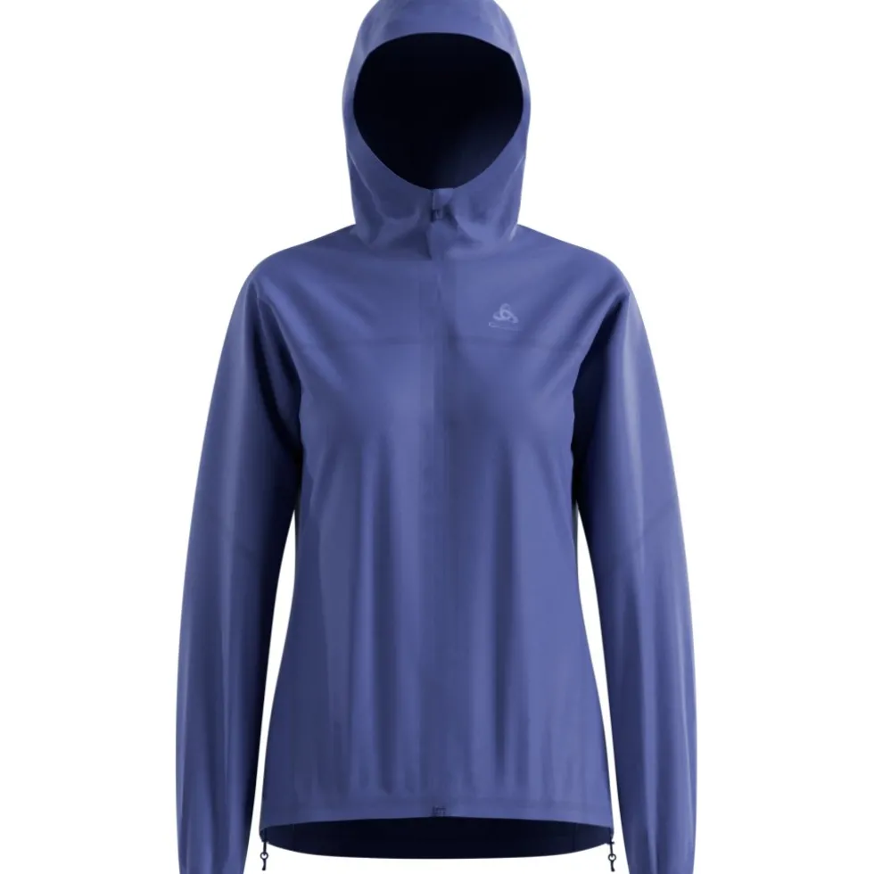 Odlo X-Alp Performance Knit Waterdichte Hardloopjack Dames - skipper blue
