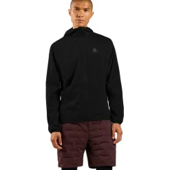 Odlo X-Alp Performance Knit Waterdichte Hardloopjack Heren - zwart - zwart
