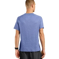 T-Shirts En Tops < Odlo X-Ap Perforance Woo 115 Trairunning-hirt Heren - dazzing bue eange