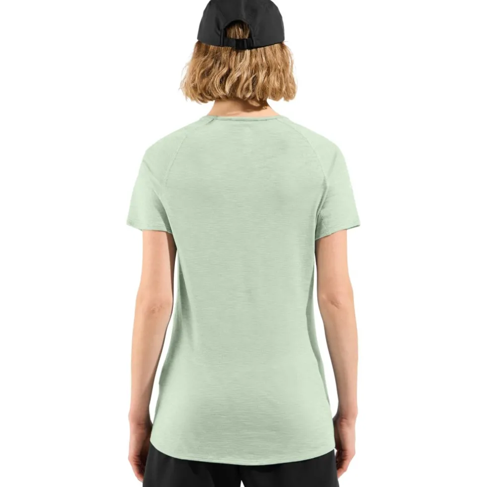 Odlo X-Alp Performance Wool 115 Trailrunning-Shirt Dames - ambrosia melange