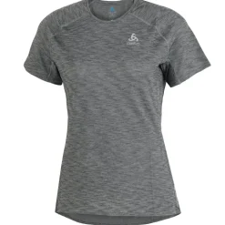 Odlo X-Alp Performance Wool 115 Trailrunning-Shirt Dames - grey melange