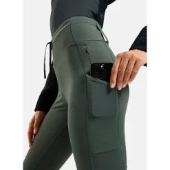Broeken & Rokken < Odlo X-Ap Warm Cargo Trai Running Tight Dames - urban chic
