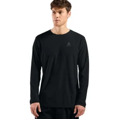 Odlo Zeroweight Chill-Tec 2.0 Hardloopshirt met Lange Mouwen Heren - black