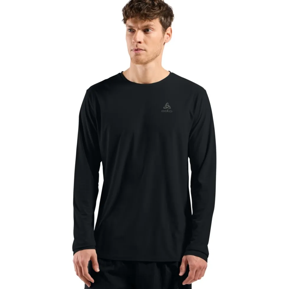 Odlo Zeroweight Chill-Tec 2.0 Hardloopshirt met Lange Mouwen Heren - black