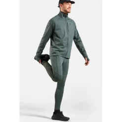 Odlo Zeroweight Pro Warm Reflecterend Hardloopjack 2.0 Heren - urban chic