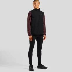 Odlo Zeroweight Warm Softshell Hardloopgilet 2.0 Heren - zwart