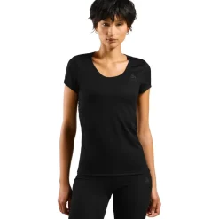 Ondershirts < Odlo Active F-Dry Light Hed et Korte ouwen Dae - zwart