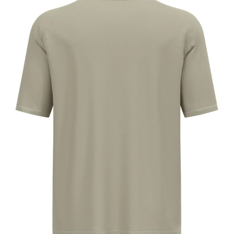 Odlo Ascent Merino-Blend Waffle T-Shirt Heren - agate gray