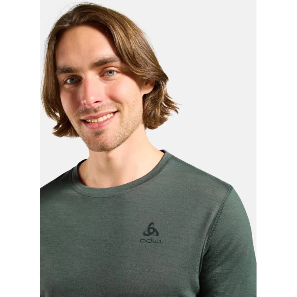 Odlo Natural Merino 160 Hemd met Korte Mouwen Heren - urban chic
