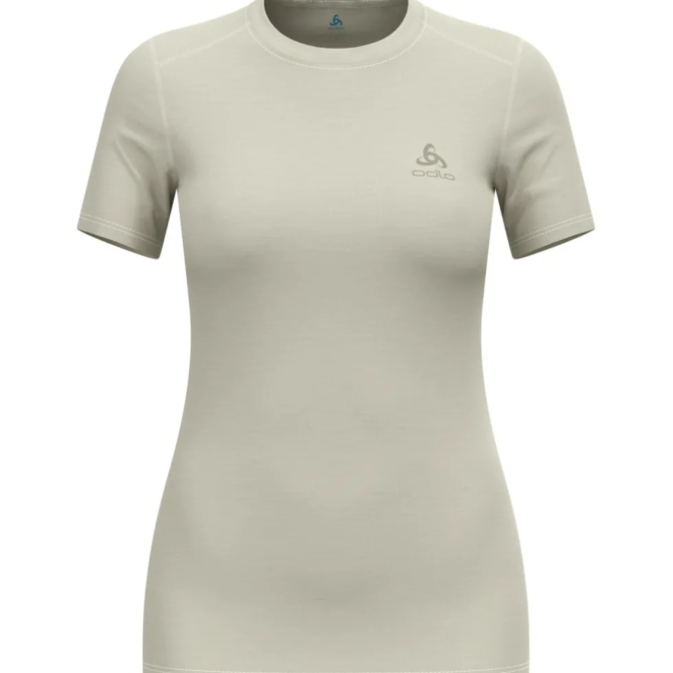 Odlo Natural Merino 160 Hemd met Korte Mouwen Dames - agate gray