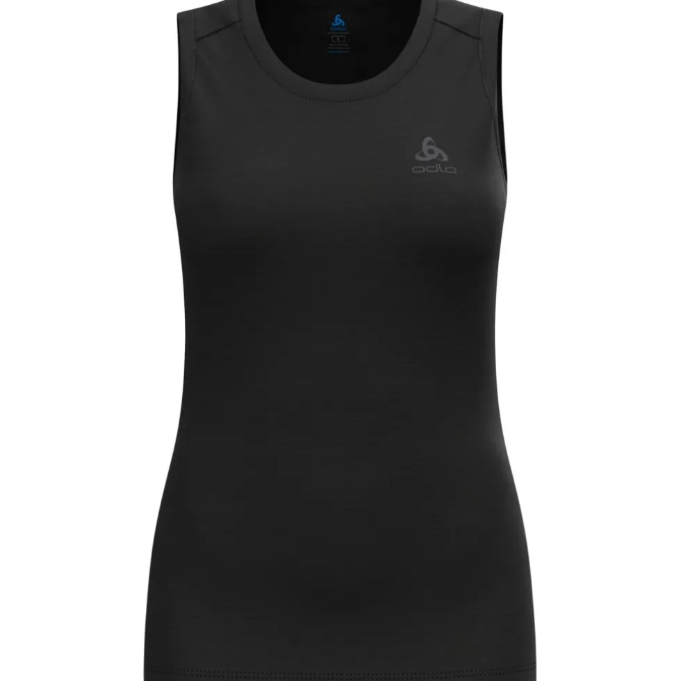 Odlo Natural Merino 160 Hemd zonder Mouwen Dames - zwart