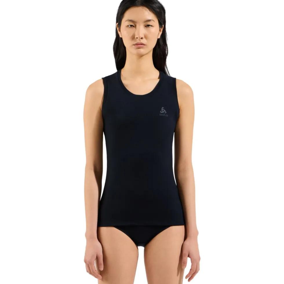 Odlo Natural Merino 160 Hemd zonder Mouwen Dames - zwart