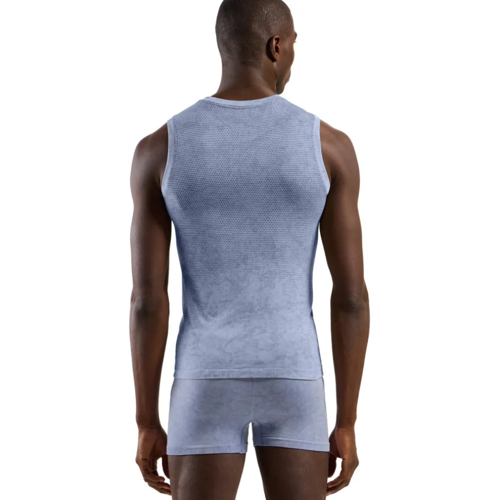Odlo Performance Light Rain-Dye mouwloze Base Layer Heren - skipper blue