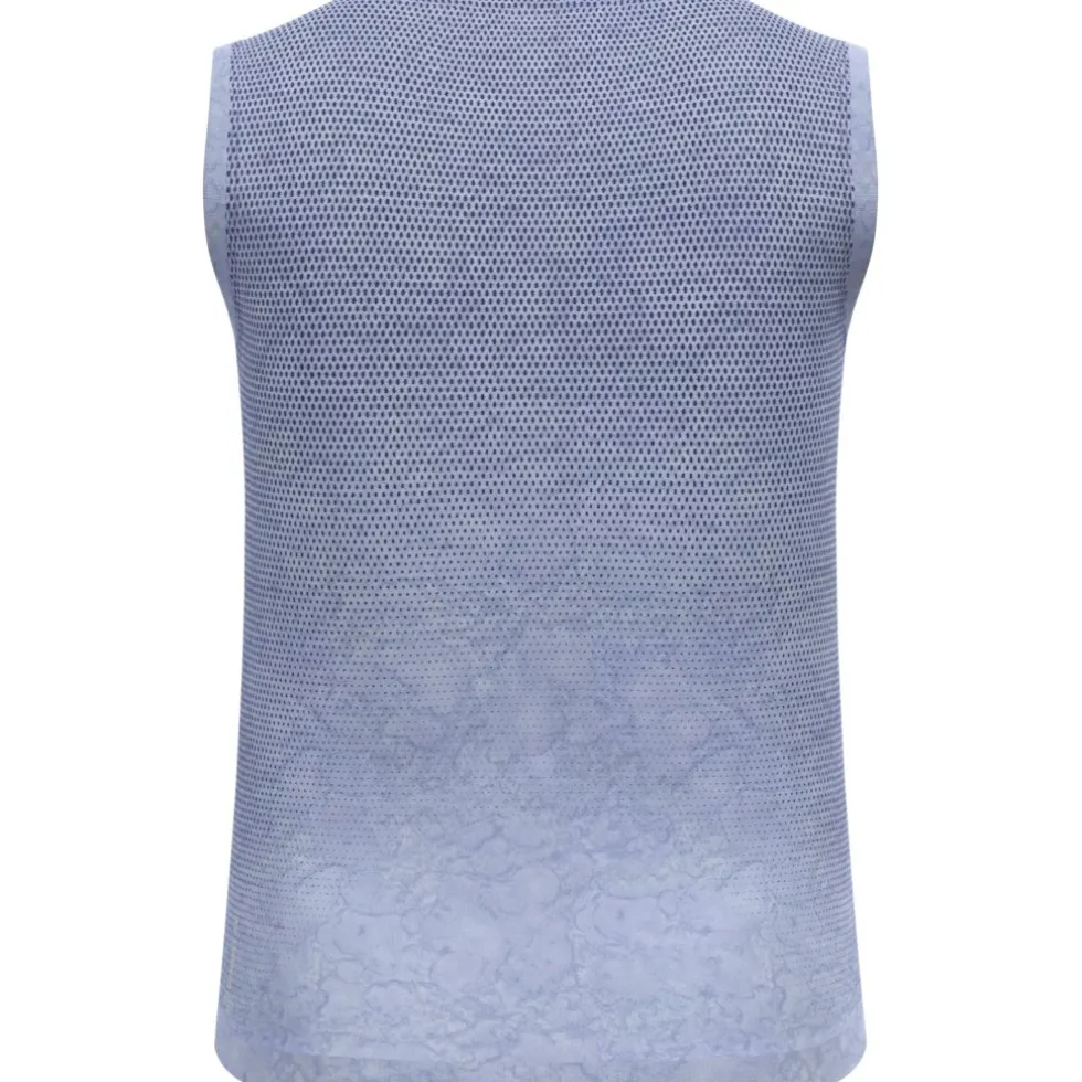 Odlo Performance Light Rain-Dye mouwloze Base Layer Heren - skipper blue