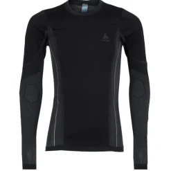 Ondershirts < Odlo Performance Windshield Light Fietsondertop met Lange Mouwen Heren - zwart - concrete grey