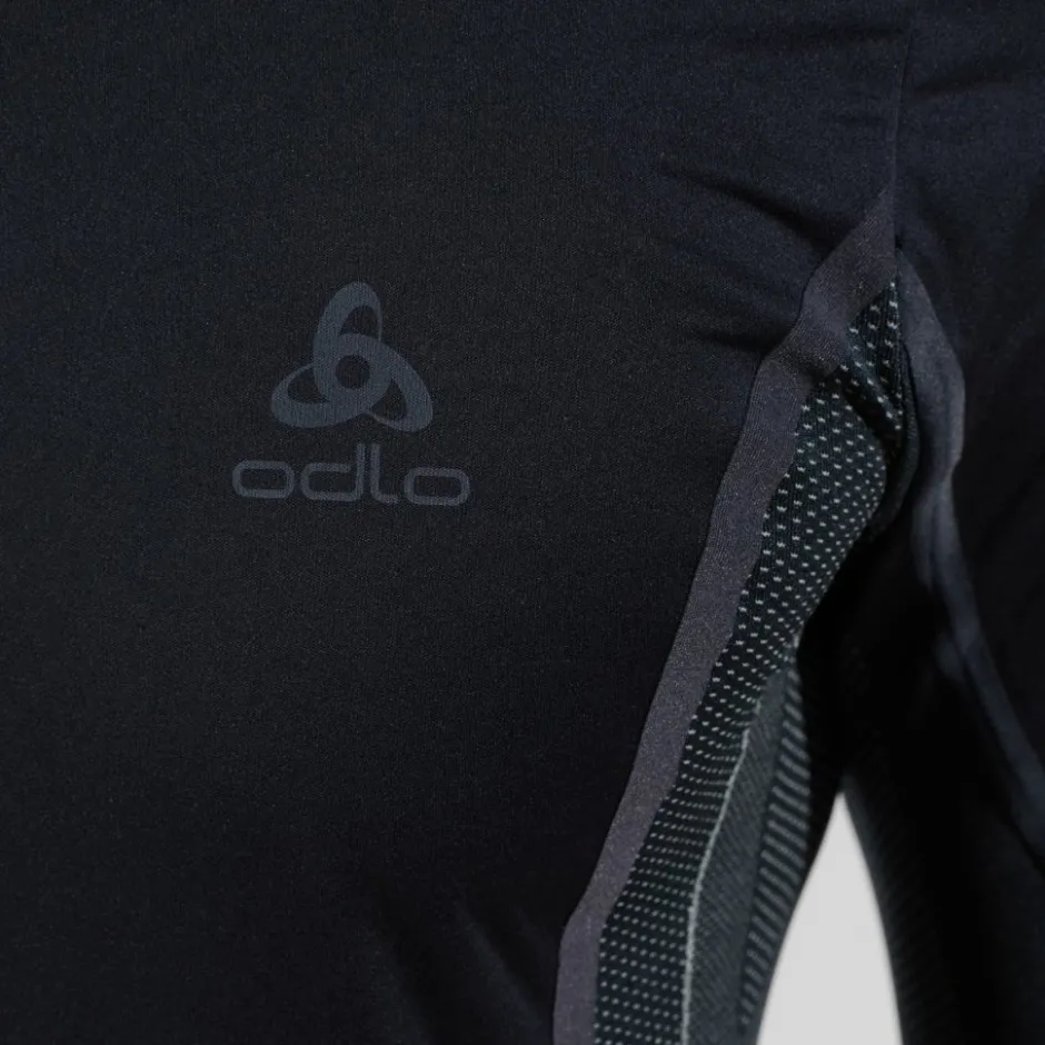 Ondershirts < Odlo Performance Windshield Light Fietsondertop met Lange Mouwen Heren - zwart - concrete grey