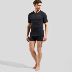 Ondershirts|Baselayers < Odlo Perforance Woo 140 eae Hed et Korte ouwen Heren - zwart
