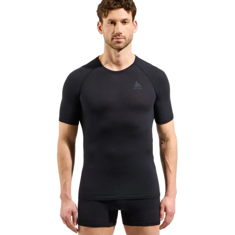 Ondershirts|Baselayers < Odlo Perforance Woo 140 eae Hed et Korte ouwen Heren - zwart