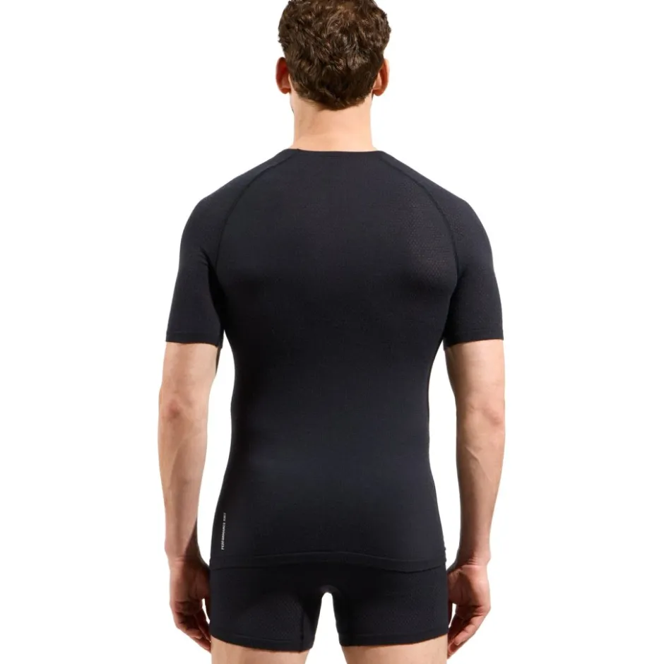 Ondershirts|Baselayers < Odlo Perforance Woo 140 eae Hed et Korte ouwen Heren - zwart