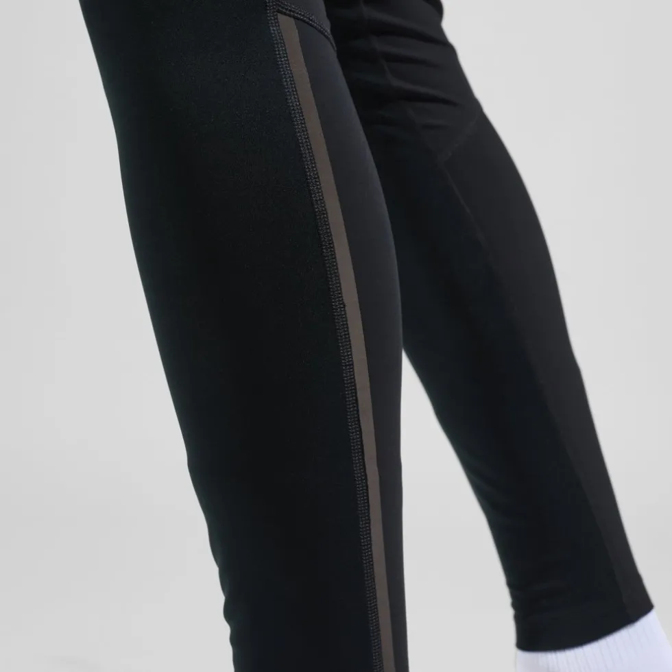 Odlo Zeroweight X-Warm Fietsbroek met Bretels Heren - zwart