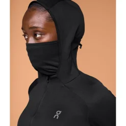 On Climate Zip Hoodie Hardloopjack Dames - Zwart