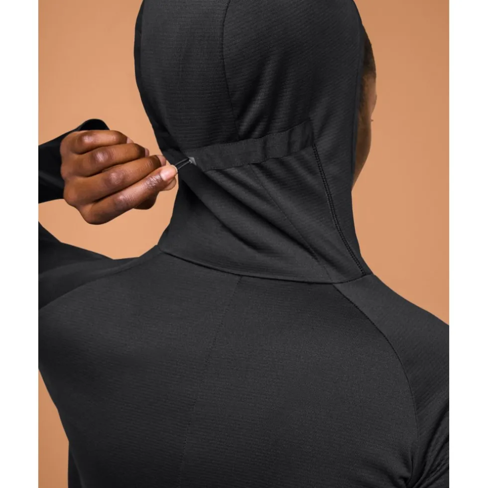 On Climate Zip Hoodie Hardloopjack Dames - Zwart