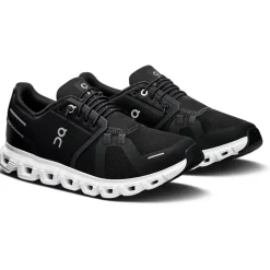 On Cloud 6 Schoenen Dames - Breed - Zwart | Wit