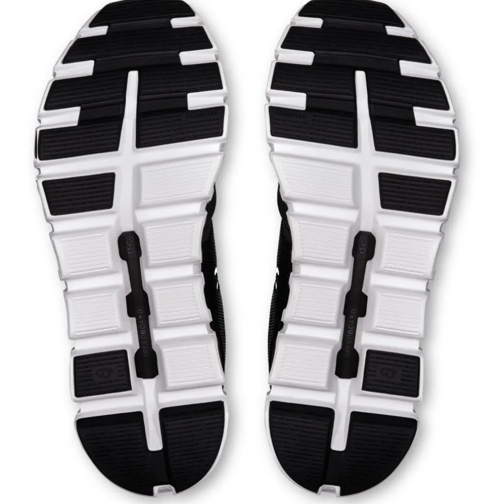 On Cloud 6 Schoenen Dames - Breed - Zwart | Wit