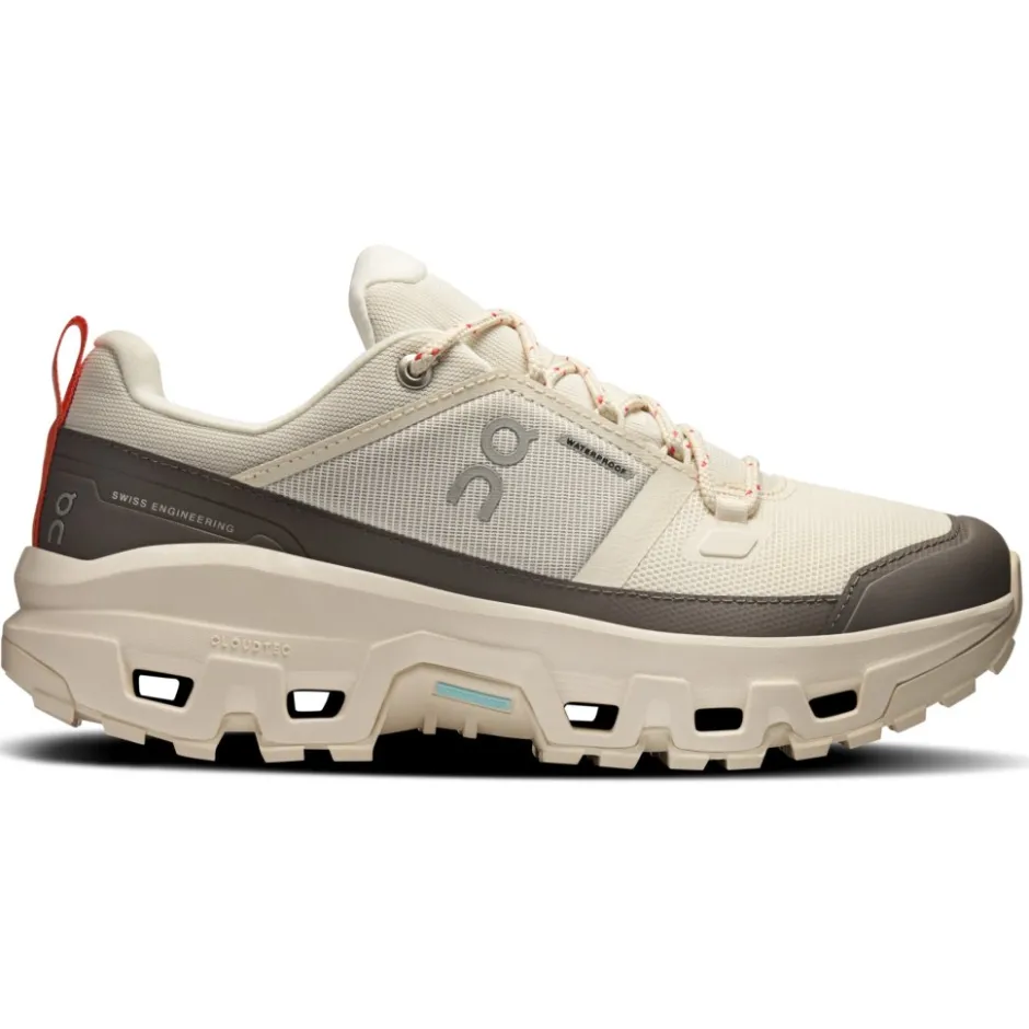 Wandelschoenen|Wandelschoenen < On Running On Cloudrock Low Waterproof Dames Wandelschoenen - Ivory | Ivory