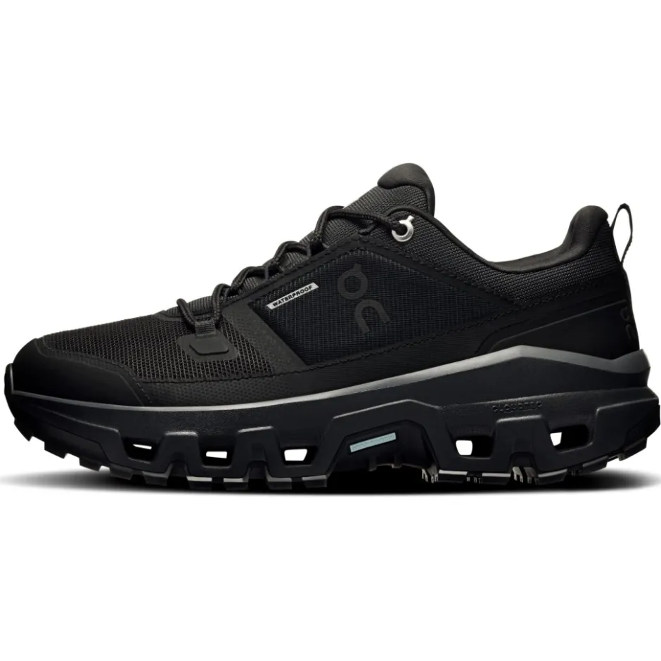 Wandelschoenen|Wandelschoenen < On Running On Cloudrock Low Waterproof Dames Wandelschoenen - Zwart | Zwart