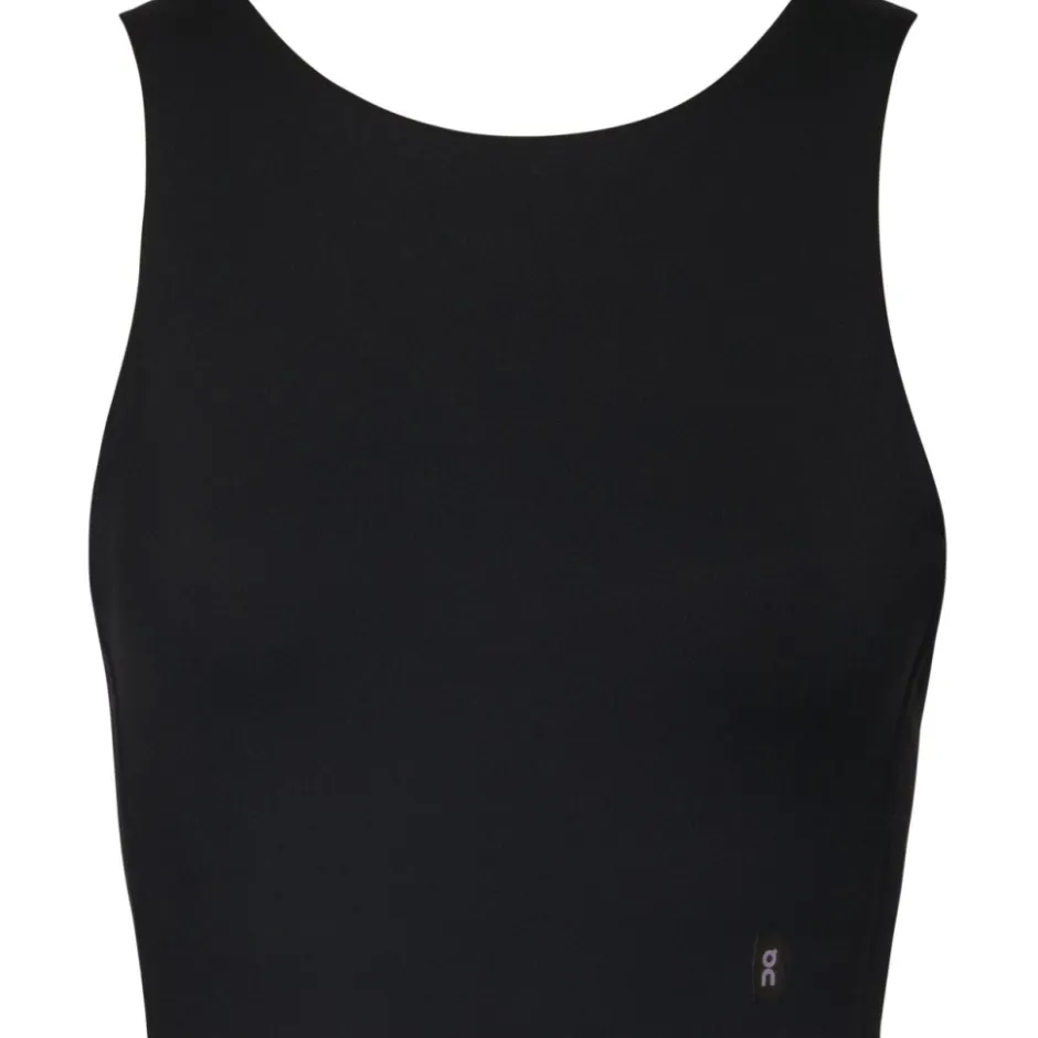 T-Shirts En Tops|T-Shirts & Tops < On Running On Core 2-In-1 Crop Top Dae - Zwart