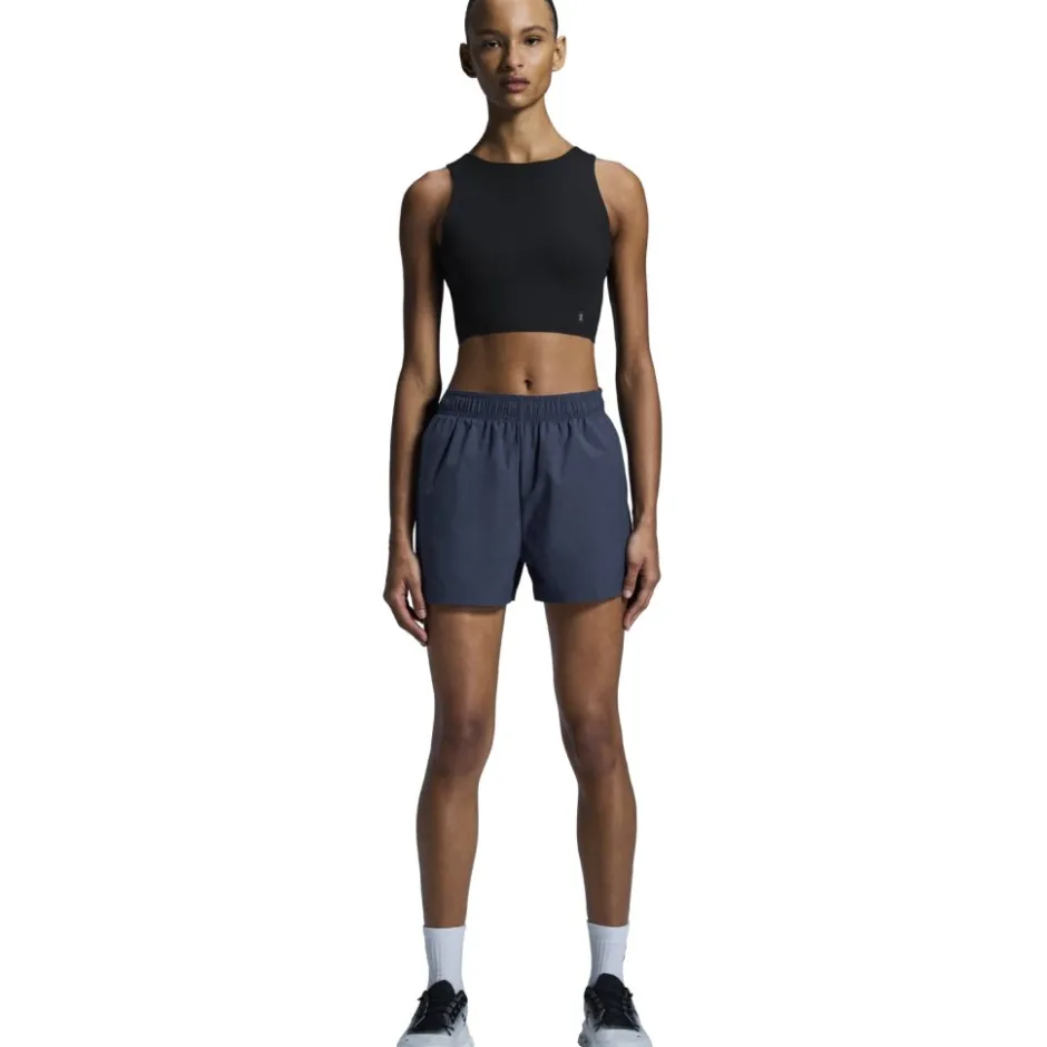 T-Shirts En Tops|T-Shirts & Tops < On Running On Core 2-In-1 Crop Top Dae - Zwart