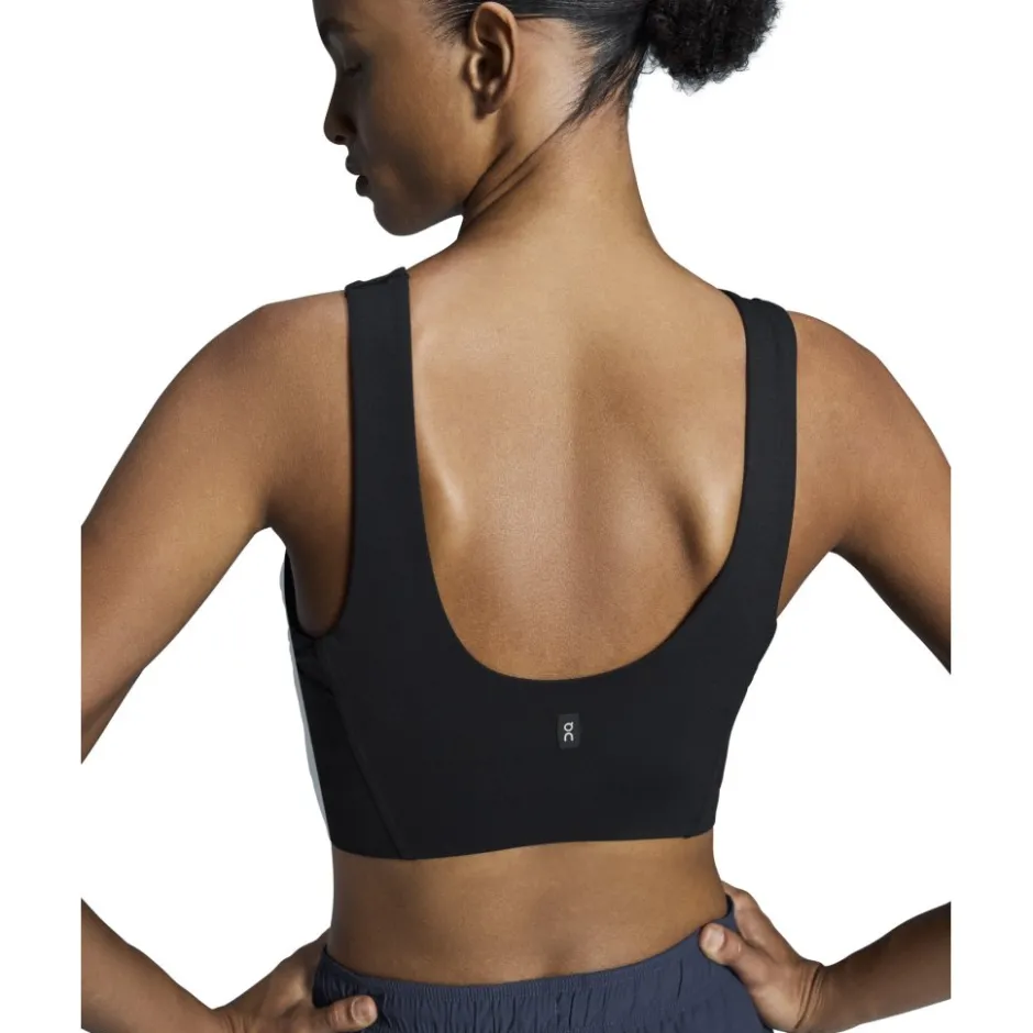 T-Shirts En Tops|T-Shirts & Tops < On Running On Core 2-In-1 Crop Top Dae - Zwart