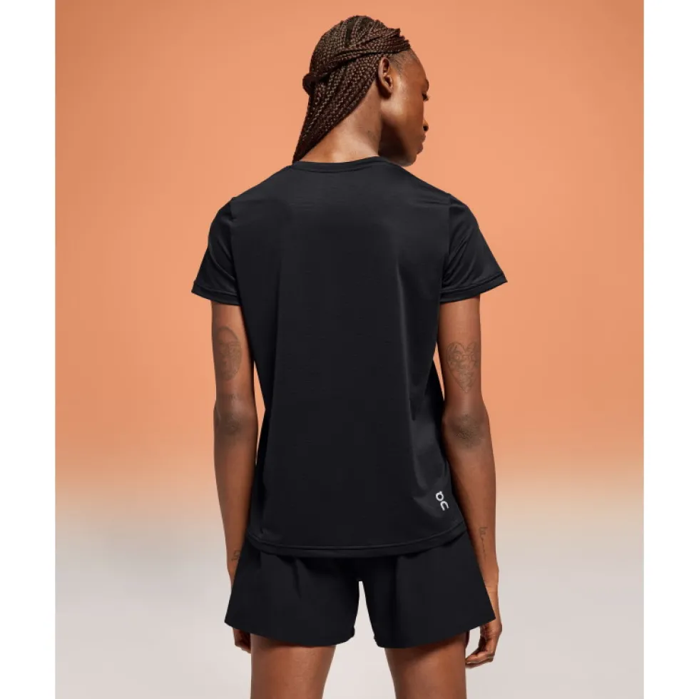 On Core-T Hardloopshirt Dames - Zwart