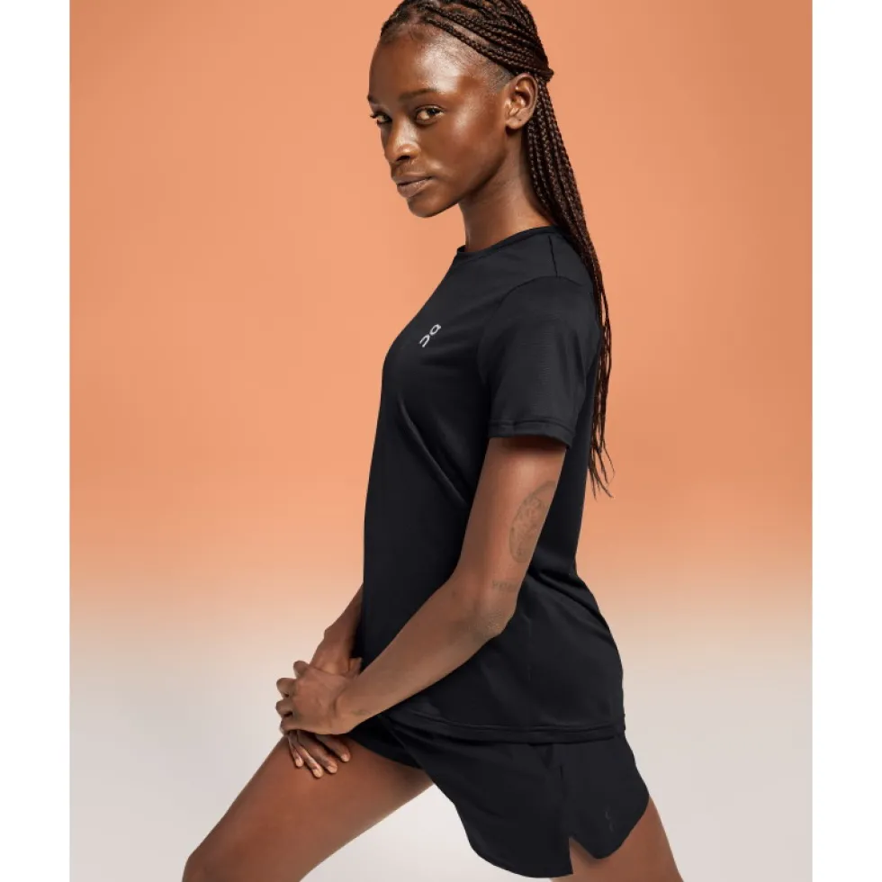 On Core-T Hardloopshirt Dames - Zwart