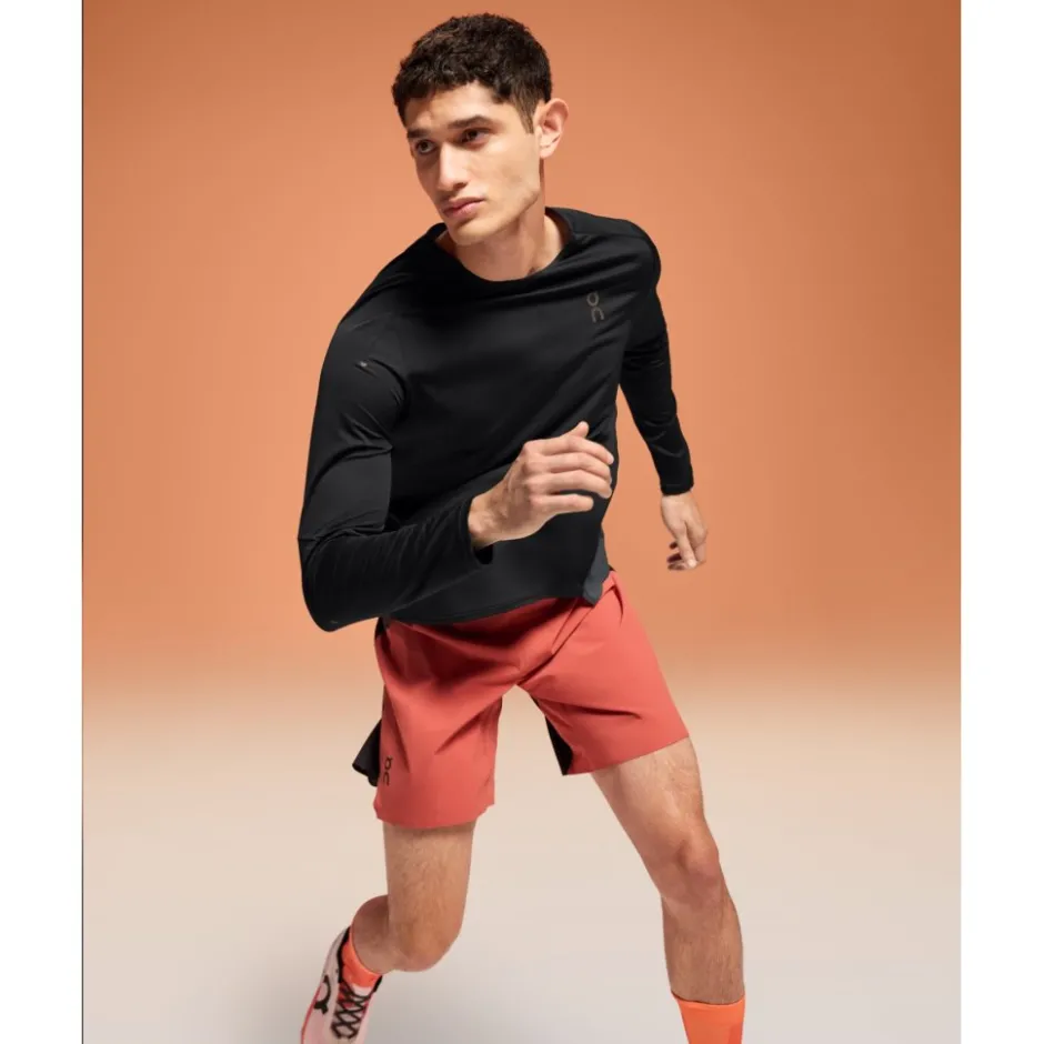 T-Shirts En Tops|T-Shirts & Tops < On Running On Performance Long-T Shirt met Lange Mouwen Heren - Black | Eclipse