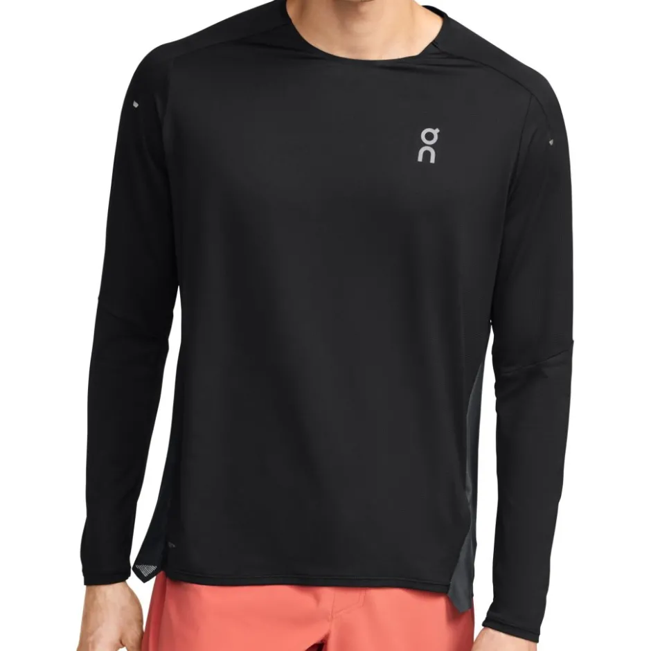 T-Shirts En Tops|T-Shirts & Tops < On Running On Performance Long-T Shirt met Lange Mouwen Heren - Black | Eclipse