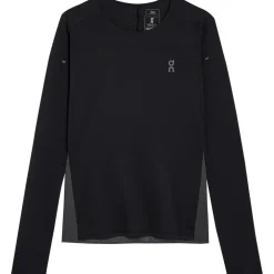 On Performance Long-T Shirt met Lange Mouwen Dames - Black | Eclipse