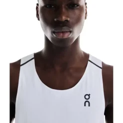 On Performance Tank Tanktop Heren - Wit | Zilver