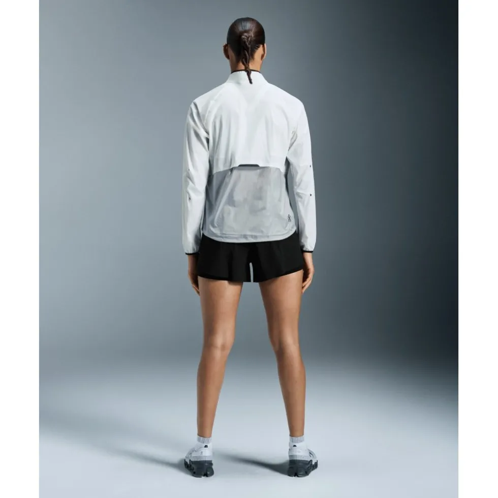 On Weather Hardloopjack Dames - White | Glacier
