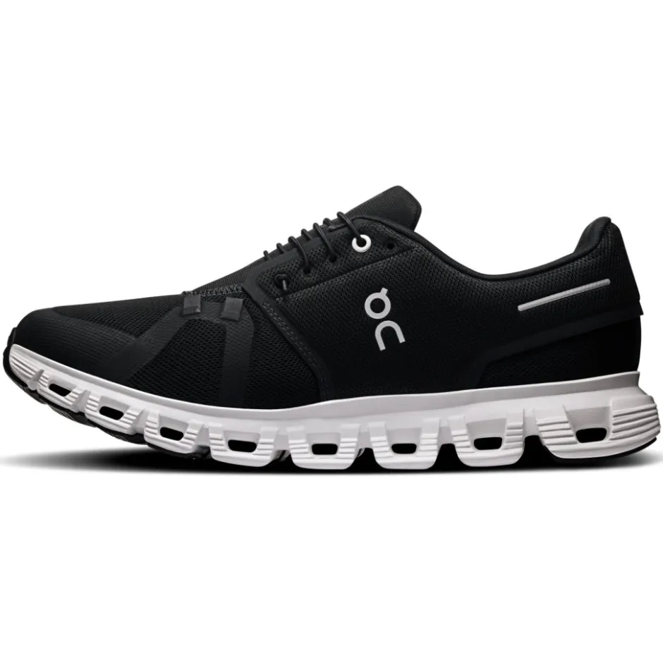 Schoenen < On Running On Cloud 6 Heren Schoenen - Breed - Zwart | Wit