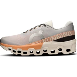 Hardloopschoenen Voor Op De Weg|Hardloopschoenen Heren < On Running On Cloudmonster 2 Hardloopschoenen Heren - Glacier | Tangerine