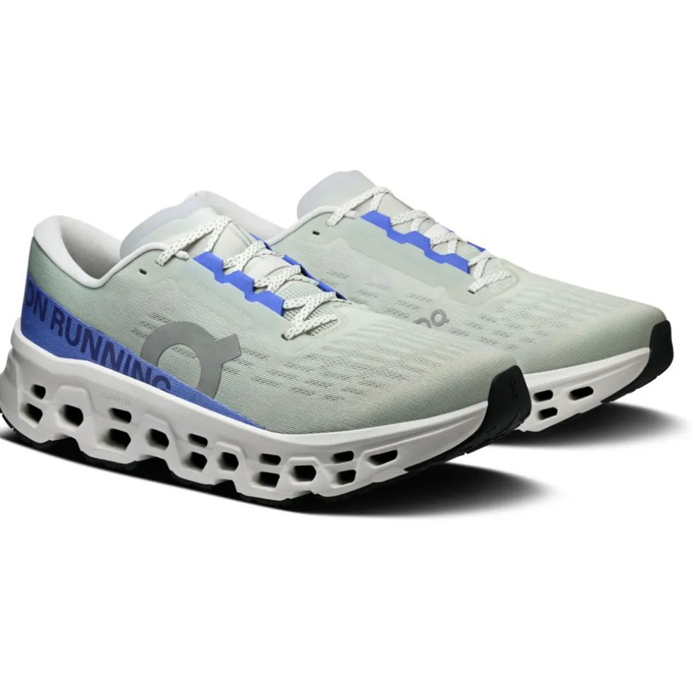 On Cloudmonster 3 Hardloopschoenen heren - Iceberg | Ivory