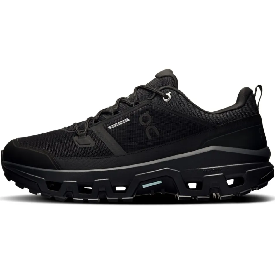 Wandelschoenen|Wandelschoenen < On Running On Cloudrock Low Waterproof Heren Wandelschoenen - Zwart | Zwart